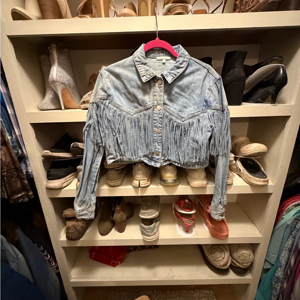 Fringe Denim Jacket